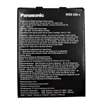 Сменный картридж для чистки к электробритве Panasonic WES035K503